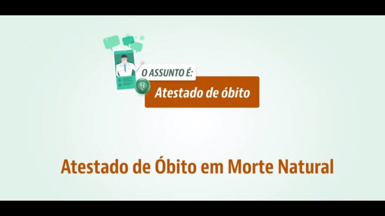 Certificado de &oacute;bito: Identificando a causa da morte