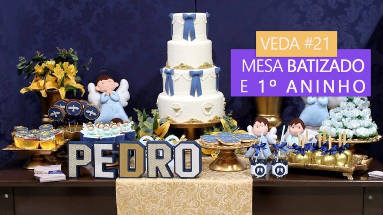 Delicioso Bolo de Batizado e Aniversário em um só | Actualizado abril 2026