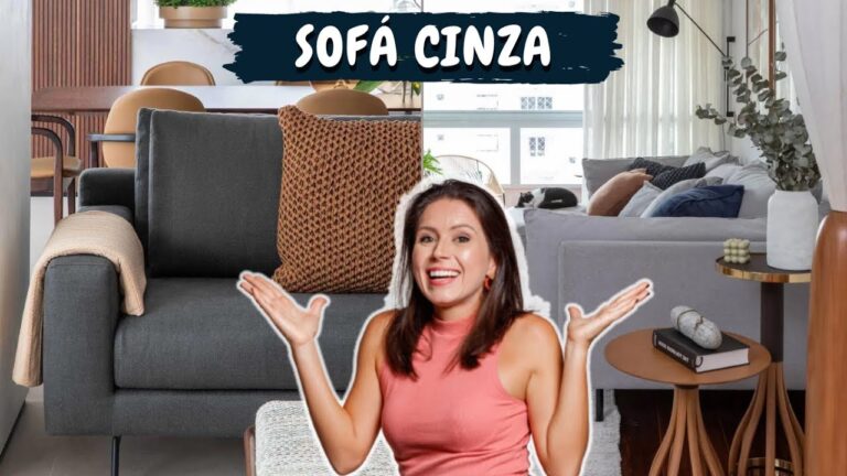 Sofás Cinzentos: Elegância e Versatilidade na Decoração