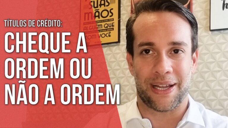 Cheque N&atilde;o &agrave; Ordem: O Que Significa?