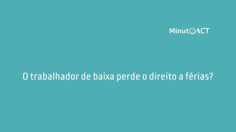 Posso tirar f&eacute;rias estando de baixa m&eacute;dica?